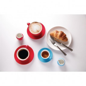 Soucoupe pour tasse espresso Olympia rouge 117mm