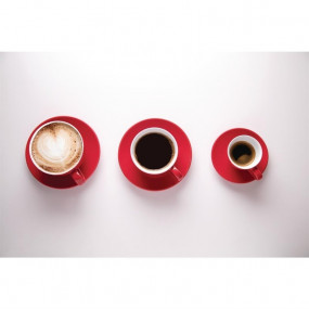 Soucoupe pour tasse espresso Olympia rouge 117mm