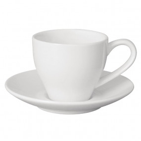 Soucoupe pour tasse espresso Olympia blanche 117mm