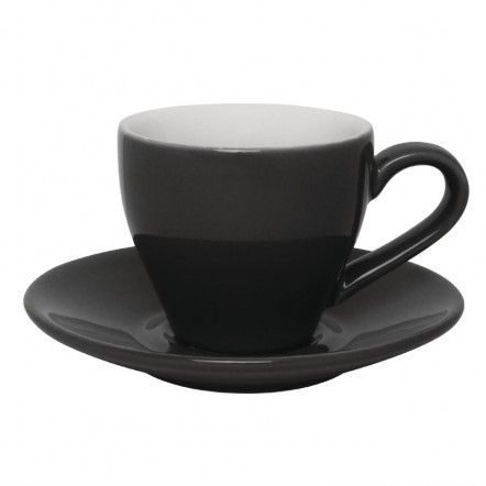 Soucoupe pour tasse espresso Olympia grise 117mm