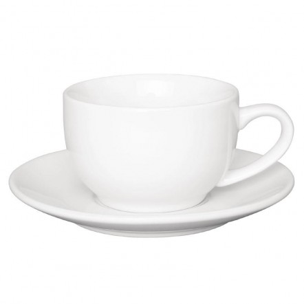 Soucoupe pour tasses 228ml et 340ml Olympia blanche