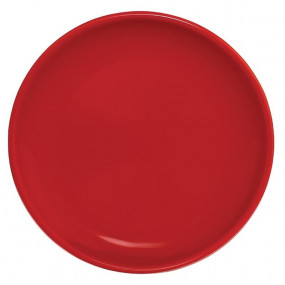 Assiette plate rouge Olympia Café 205mm