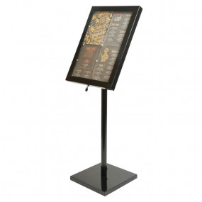Présentoir éclairé LED Securit noir