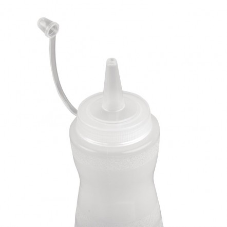 Bouteille de sauce Vogue bouchon transparent