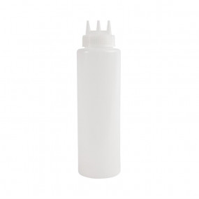 Bouteille souple transparente 3 embouts Vogue 908ml