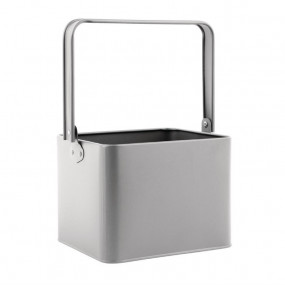 Panier de table galvanisé gris Olympia - 180x155x135mm