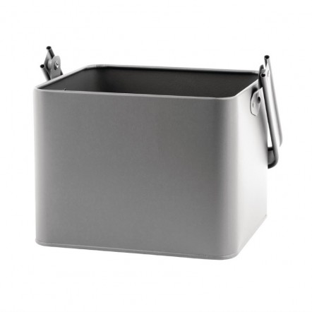 Panier de table galvanisé gris Olympia - 180x155x135mm