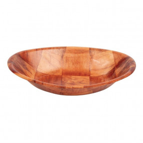 Corbeille ovale en bois...