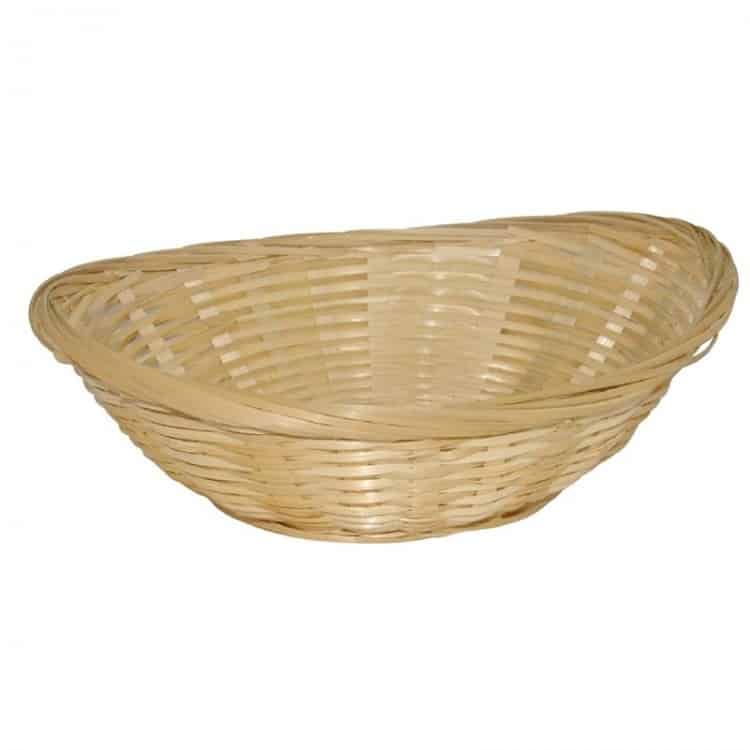 Lot De 6 Corbeilles à Pain Rondes En Osier Olympia Y570 - 20 Cm De Diamètre