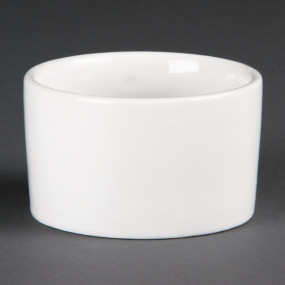 Ramequins contemporains blancs 90mm Olympia