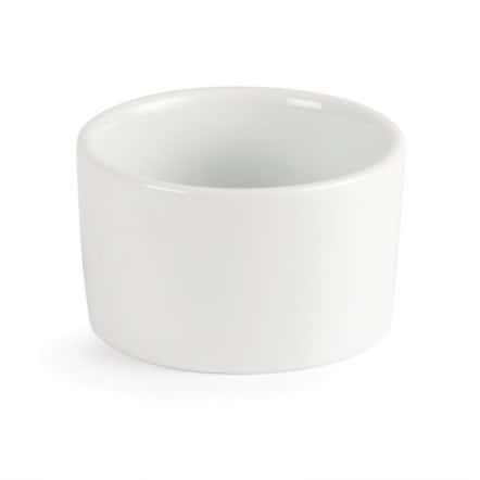 Ramequins contemporains blancs 90mm Olympia