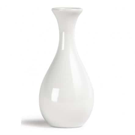 Vases bouteilles blancs 125mm Olympia