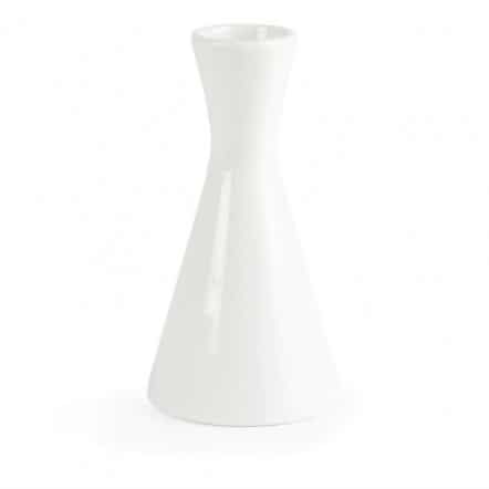 Vases bouteilles blancs 140mm Olympia