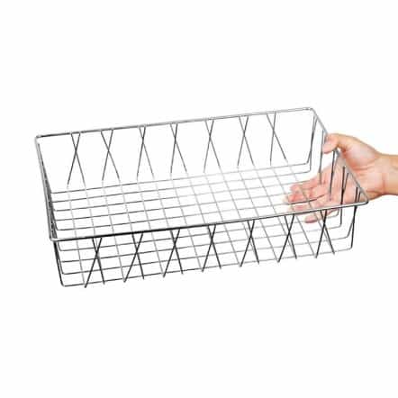 Panier de présentation inox Olympia 450 x 300 x 100mm