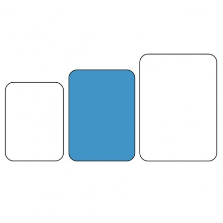 Plateau rectangulaire antidérapant en fibre de verre EpicTread Cambro bleu 35 cm