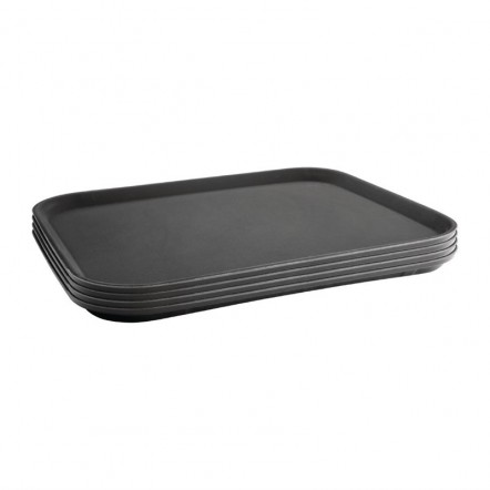 Plateau antidérapant en plastique Kristallon rectangulaire 356 x 457mm