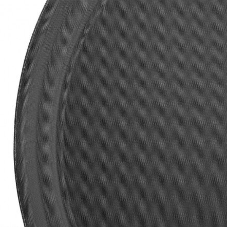 Plateau antidérapant en fibre de verre Kristallon rond noir 356mm