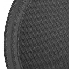 Plateau antidérapant en fibre de verre Kristallon rond noir 406mm