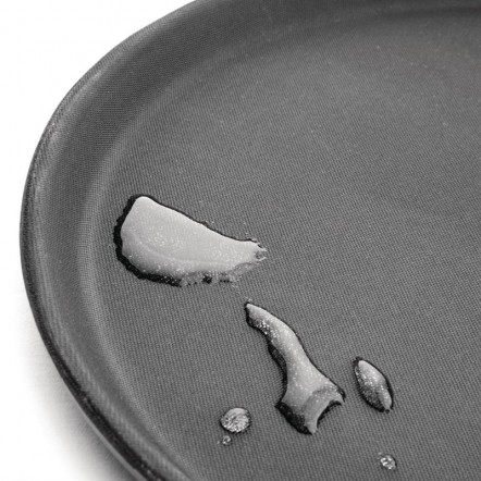 Plateau antidérapant en plastique Kristallon rond noir 356mm