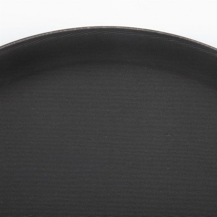 Plateau antidérapant en plastique Kristallon rond noir 356mm
