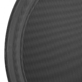Plateau antidérapant en plastique Kristallon rond noir 406mm