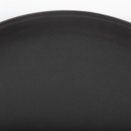 Plateau antidérapant en plastique Kristallon rond noir 406mm