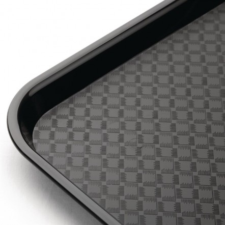 Plateau fast food en plastique Kristallon noir