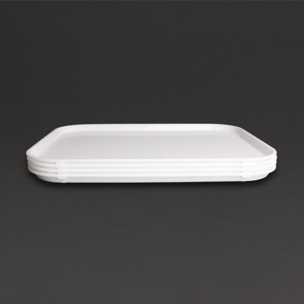 Plateau self-service Kristallon blanc 450 x 350mm