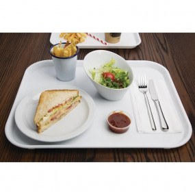 Plateau self-service Kristallon blanc 450 x 350mm