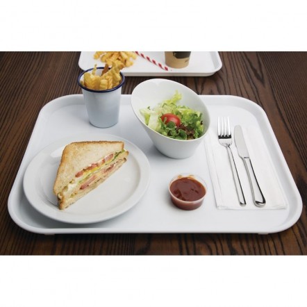 Plateau self-service Kristallon blanc 450 x 350mm