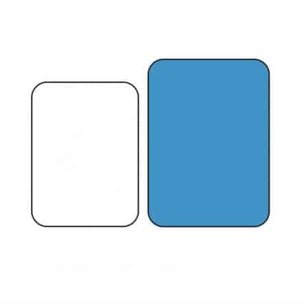 Plateau self-service en fibre de verre Kristallon gris clair 355 x 460mm