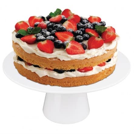 Présentoir à gâteau rond en mélamine Kristallon 360mm