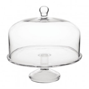 Cloche à gâteau en verre...