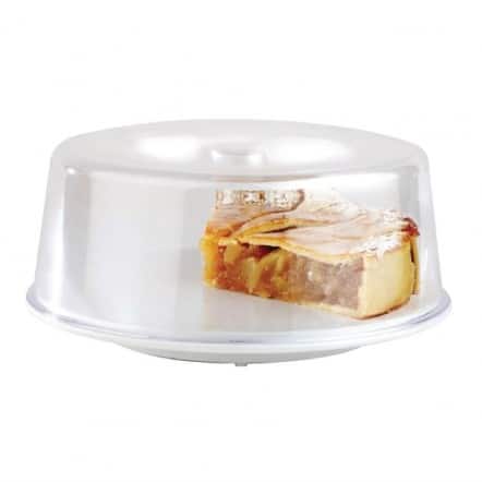 Plat à gâteau en mélamine APS Pure blanc