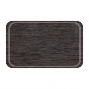 Plateau rond en mélamine Roltex Euronorme antidérapant 530x370mm wengé