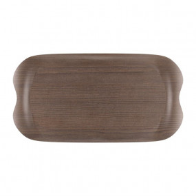 Plateau de service Roltex Wave 43x23cm palissandre veiné