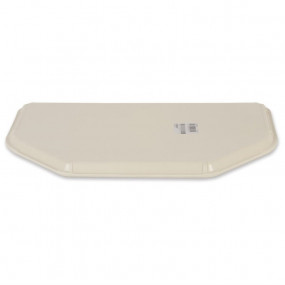 Plateau de service en polyester Roltex Trapèze 500x325mm beige