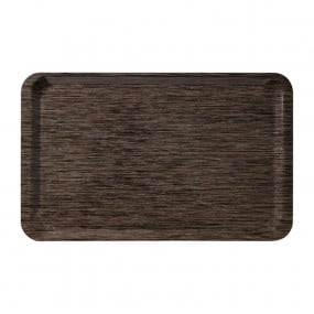 Plateau de service en mélamine Roltex GN1/1 530x325mm wengé