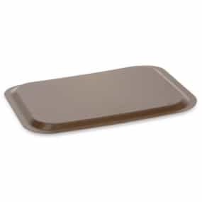 Plateau de service en polyester Roltex Trapèze GN 500x325mm rouge