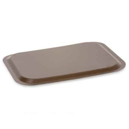 Plateau de service en polyester Roltex Trapèze GN 500x325mm rouge