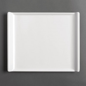 Plateau blanc en mélamine Kristallon 530x330x25mm