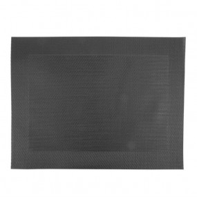Set de table en PVC tissé Olympia noir