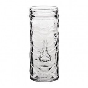 Chopes transparentes Utopia Tahiti Tiki 45 cl (x6)