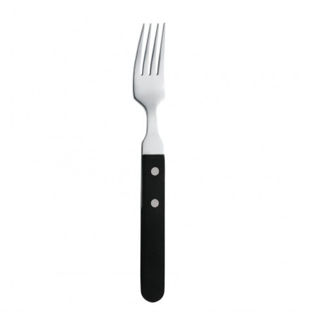 Fourchette à steak Amefa manche noir 196mm