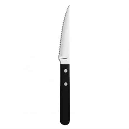 Couteau à steak Amefa manche noir 217mm