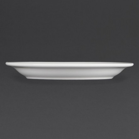 Assiettes à bord étroit blanches Olympia 202mm
