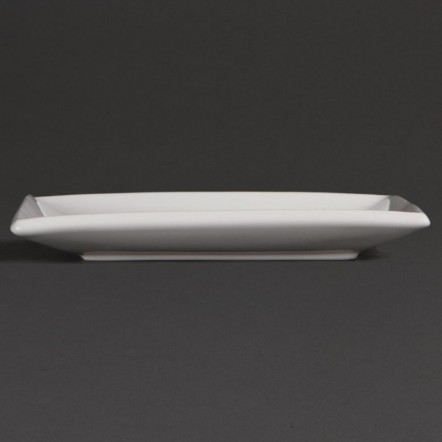 Assiettes carrées blanches Olympia 180mm
