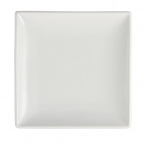 Assiettes carrées blanches Olympia 180mm