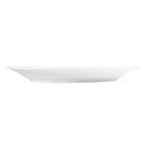 Assiettes à bord large blanches Olympia 202mm