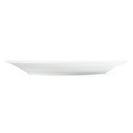 Assiettes à bord large blanches Olympia 202mm
